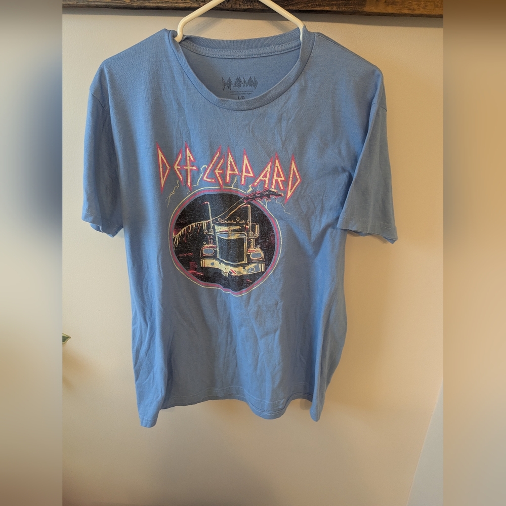 Def Leppard Cotton Graphic Band Tee